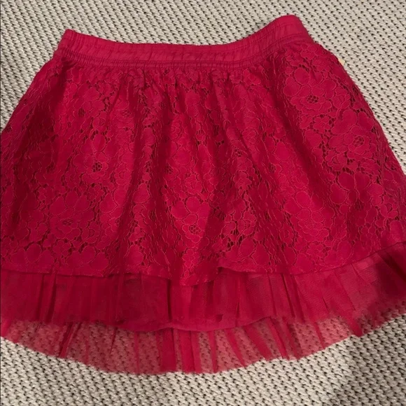 Skirt girls new size M(7/8) Cherokee 51% cotton 49% nylon lining 85% polyester