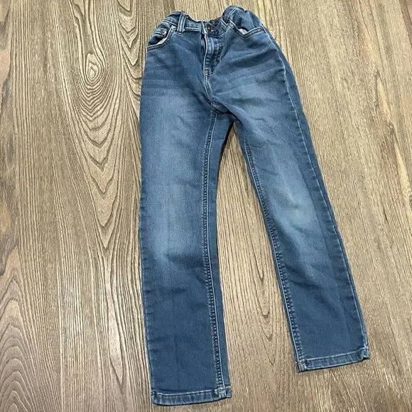 Member's Mark Jeans Slim Fit Adjustable Waist Favorite Knit Denim Dark Wash 10