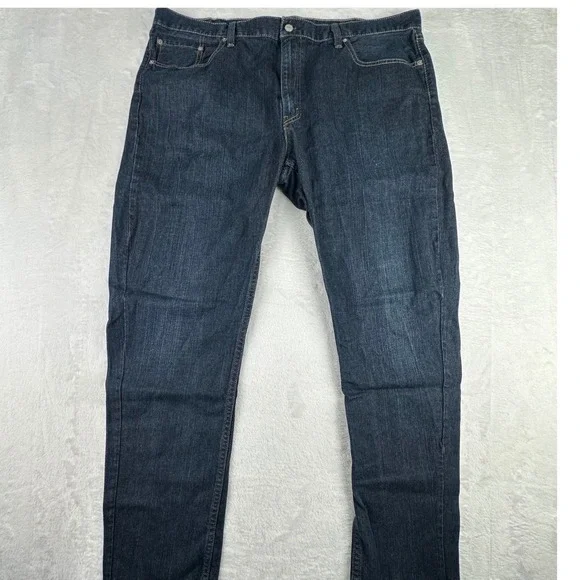Levis 559 Relaxed Straight Jeans Mens 42x32 Dark Wash Blue Denim Pants