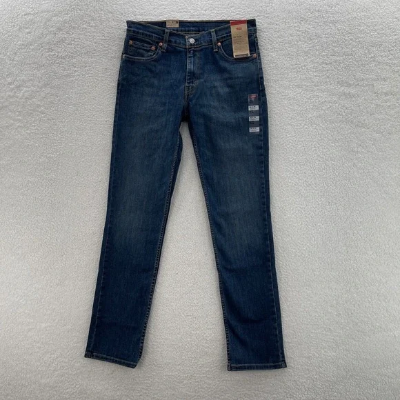 Levis 511 Jeans Mens 32x34 Blue Slim Fit Dark Wash Stretch Denim Grunge Skater