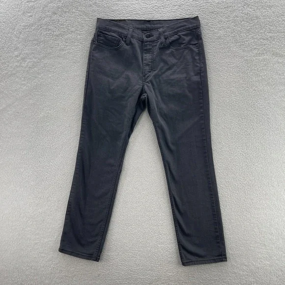 Levis Jeans Mens 33x30 Gray 511 Slim Fit Denim Stretch Y2K Preppy Emo Skater