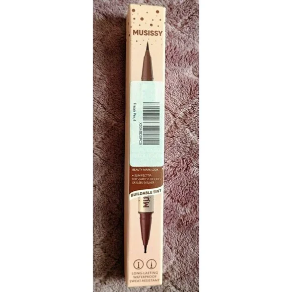 Musissy Buildable Tint Eyeliner Beauty Mark Long Lasting Waterproof Nude Brown