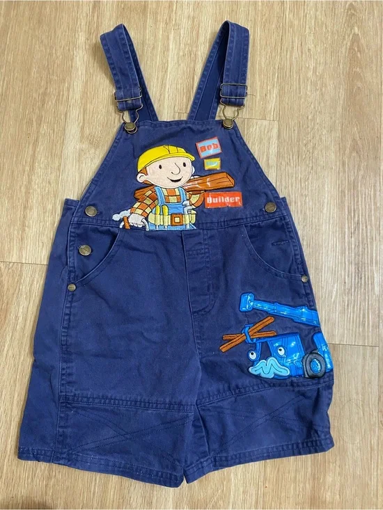 Vintage bob the Builder Overalls with Character Applique