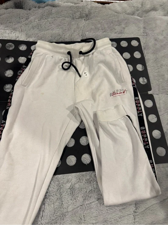 Supply Boys Jogger Sweatpants Size Small White | Athletic Joggers $20 OBO