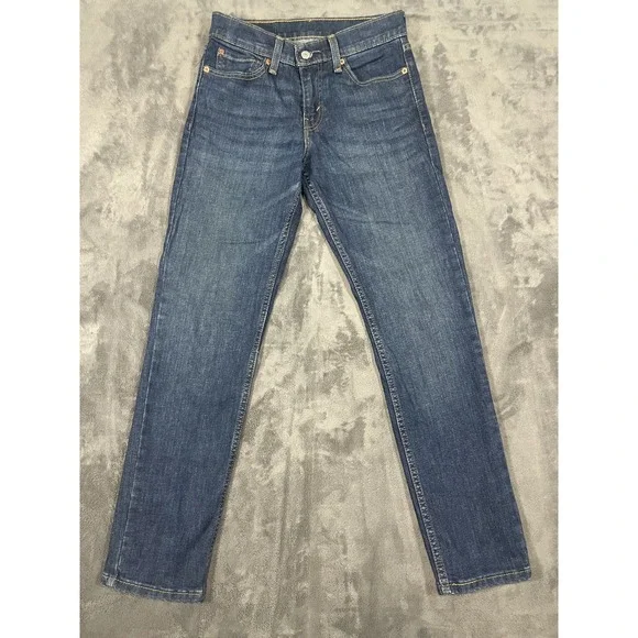 Levi's 511 Slim Fit Jeans‎ 28x30 Dark Wash Blue Stretch Denim