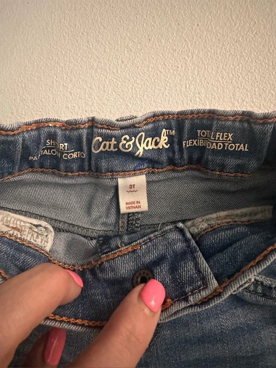 Cat & Jack Blue Denim Shorts girls 3T