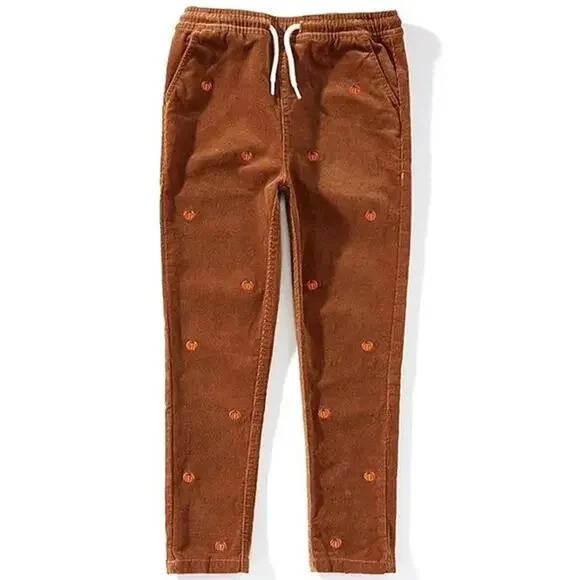 Adventurewear 360 Little Boys Schifli Pumpkin Curduroy Brown Pants Size 4