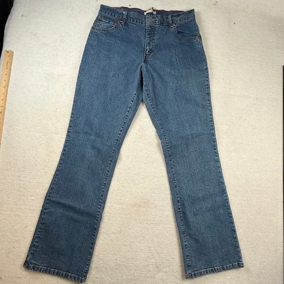 VTG 2006 Levis 550 jeans women 12 Relaxed Boot Cut Medium Wash Stretch