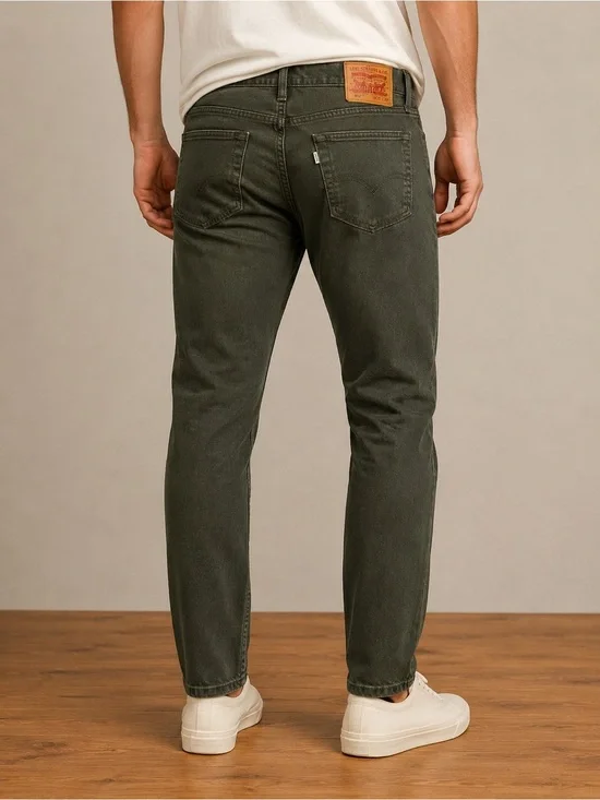 Levi’s 512 Slim Taper Jeans Olive Green Gray Wash Denim Men’s 29x30 Modern Fit
