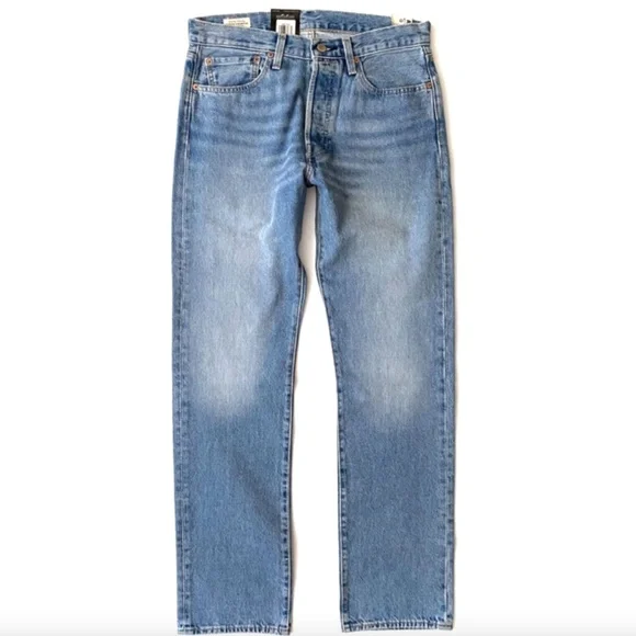 Levi's Premium Men's 501 Nwt 100% Cotton 005013410 Straight Leg Jeans 38 x 30