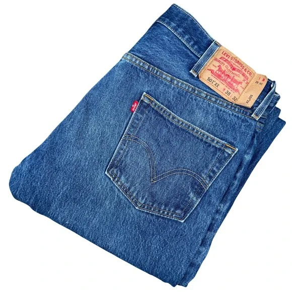 Levi's‎ 501XX Button Fly Jeans 38x32 Made Guatemala 1999–2003 Vintage Denim
