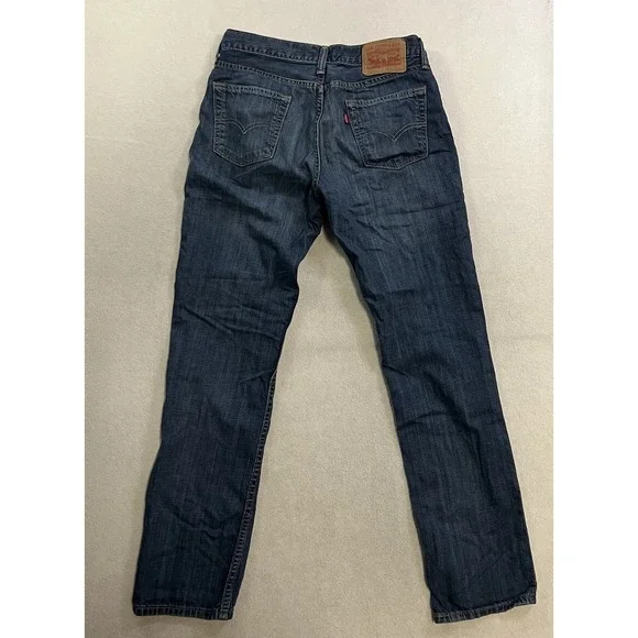 Levis Chino 514 Jeans Men's Size 30x32 Blue Pants Straight Slim Mid Rise Stretch