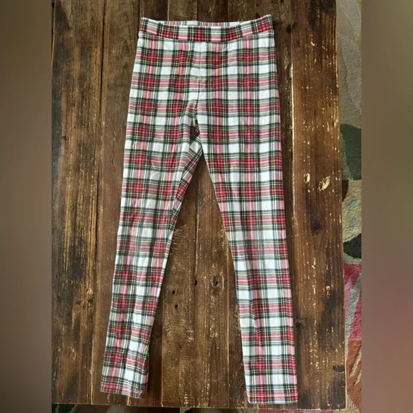 Crewcuts Girl’s Leggings Snowy Tartan