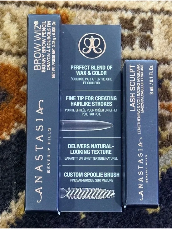Anastasia Beverly Hills Brow Wiz Skinny Brow Pencil and Lash Sculpt Mascara Duo