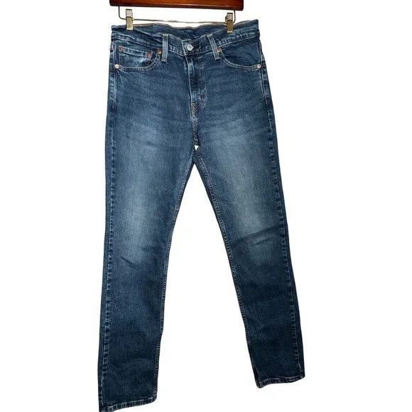 Levis 511 Slim Fit Jeans Mens 32‎ Denim Medium Wash Y2k 90s Leisure Casual