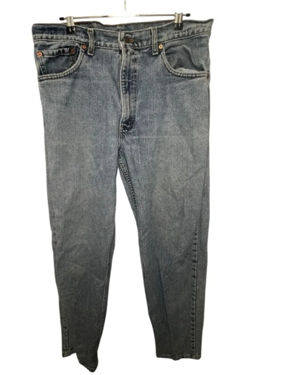 Levi's Vintage 550 Relaxed Light Wash Denim Jeans With Tapered Leg