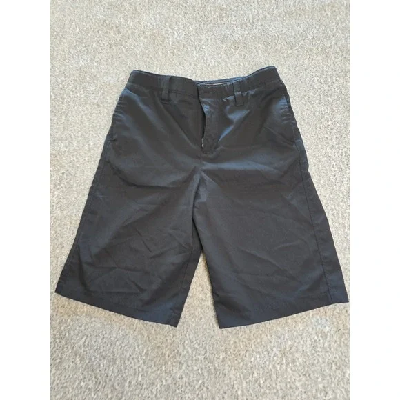 Under Armour Shorts Youth Black Match Play Golf Heat Gear Stretch Waist Size 14