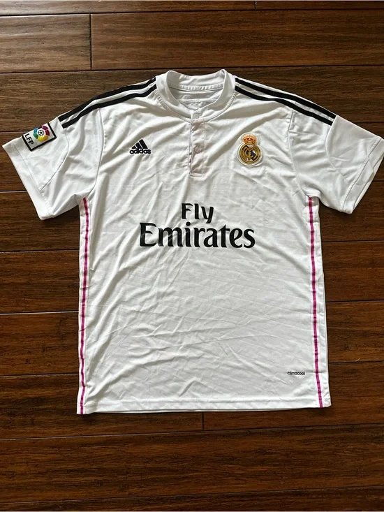 Adidas 2014/15 Real Madrid Home Football Soccer Jersey Men’s Size Large