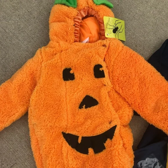 halloween Pumpkin bunting costume sleeper