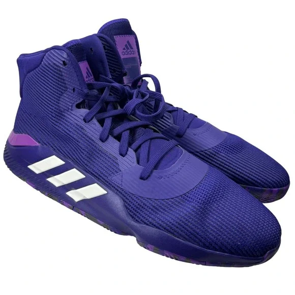 Adidas Pro Bounce 2019‎ Collegiate Purple EF0669 Men's Size 20 RARE Excellent
