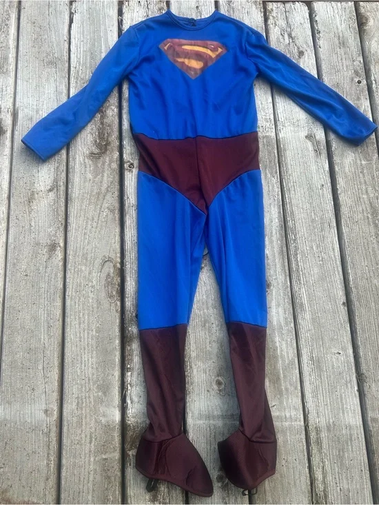 Superman costume DC comics Boys size 7-8 dress up, trick or treat superhero