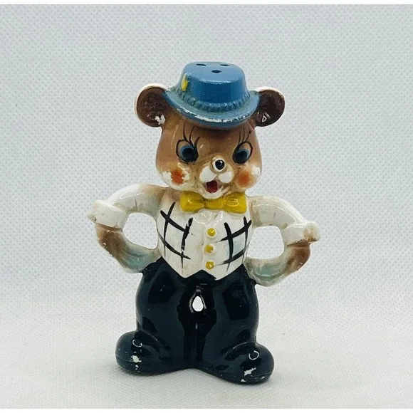 Vintage Mouse Ceramic Salt or Pepper Shaker Made in Japan 1960s‎ Anthropomorphic