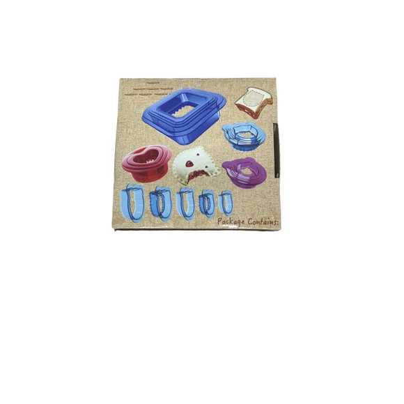 Square Sandwich Cutter Blue Two Sizes