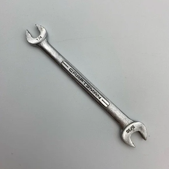CRAFTSMAN Double Open End Wrench 1/4‎ & 5/16 Forged in U.S.A.