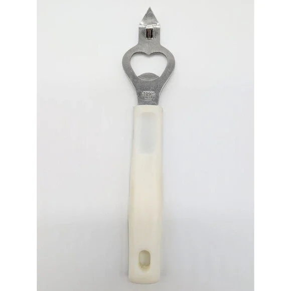 Vintage Rowoco Stainless Steel Bottle Opener Korea Church Key Can Piercer