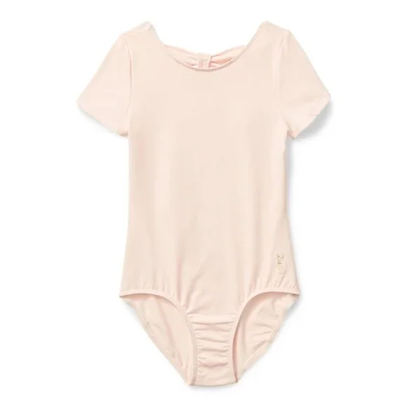 Justice Girls XL Cap Sleeve Dance Gymnastics Pink Leotard SIZE 16-18 NEW