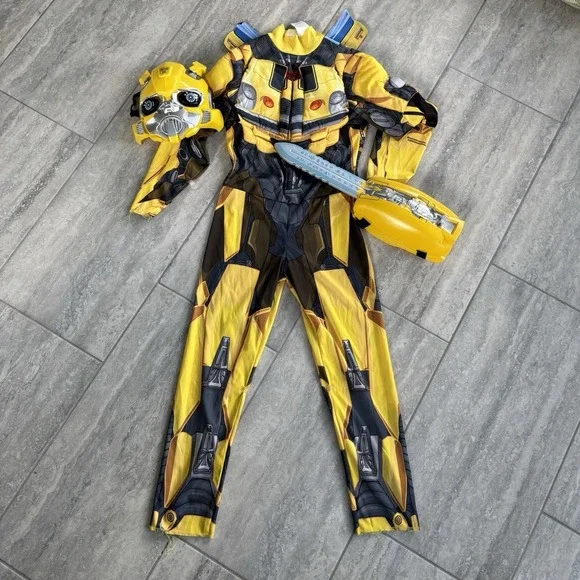 Transformers Rise of the Beasts Kid's Bumblebee‎ Costume Size Medium 8