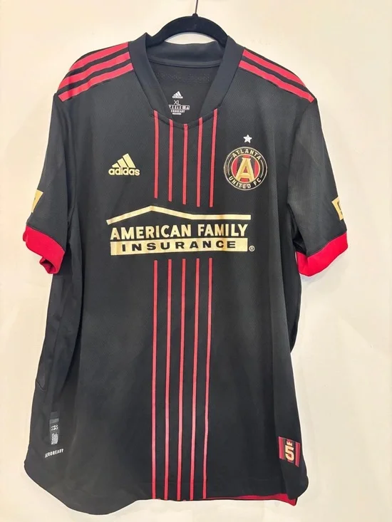 Adidas Atlanta United FC 2021 2022 The BLVCK Home Soccer Jersey  Size XL A#04