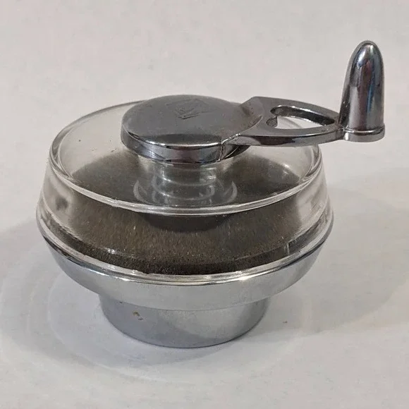 Vintage Wm Bounds Ltd Nutmeg Grinder Chrome Acrylic Hand Crank Spice Mill USA