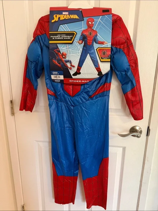 Marvel Spider-Man Classic Red and Blue Superhero Jumpsuit