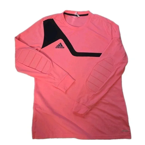 Adidas Bilvo 2013 Goalkeeper Jersey Pink Black Long Sleeve Mens M Padded Z20616
