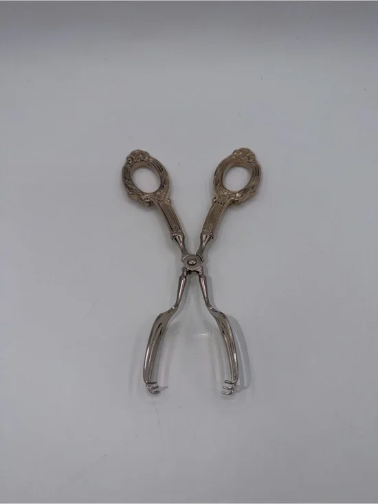 Vintage Sterling Silver Toast/Asparagus Tongs