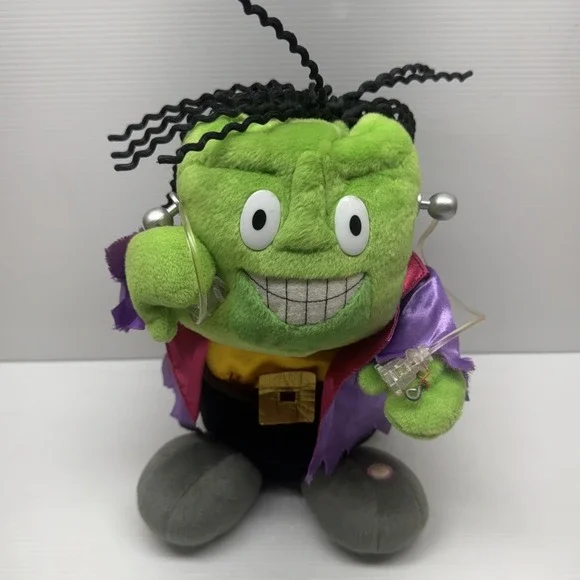 RARE Gemmy Animated Frankenstein Shocking Monster Plush 10.5