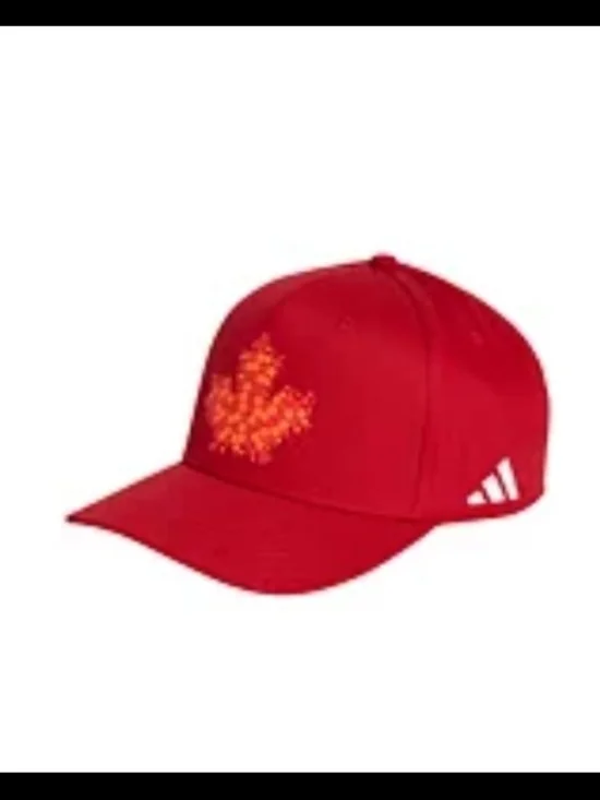 adidas Men's World Cup Host Nation Canada Snapback Cap One Size Red