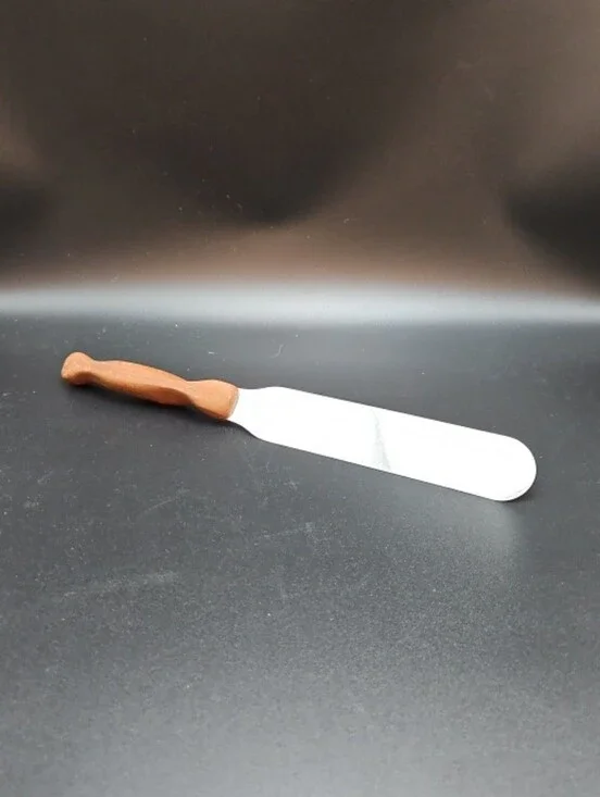 Cutco Vintage No. 28 Cake Icing Spatula Spreader Knife Classic Brown Handle