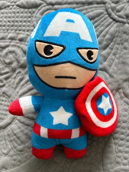 Marvel Captain America Plush Costume Toy - Blue, Red, White