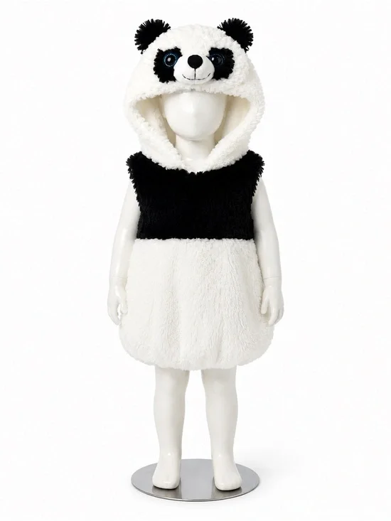 Panda 18-24 Month Costume Hooded One Piece
