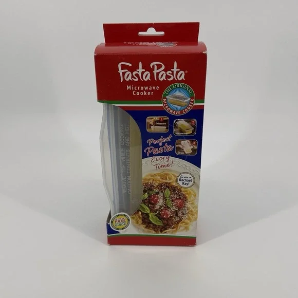 Fasta Pasta Microwave Cooker Original As Seen On TV Strainer Container USA‎