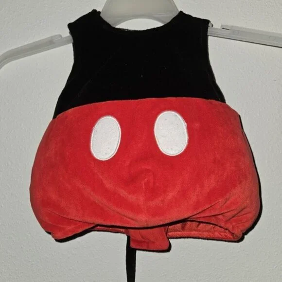 Disney Mickey Mouse Clubhouse Halloween Costume Baby 6-9 Months Plush Jumpsuit