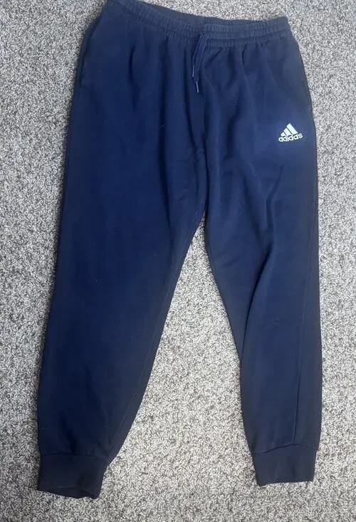 Adidas Essentials Fleece Tapered Pants joggers Men's Size XL black sweatpants