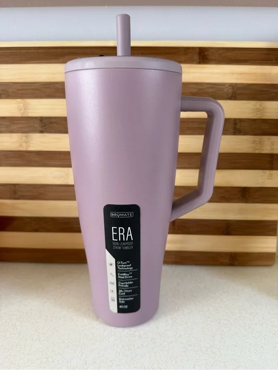 BrüMate ERA 40oz Leakproof Straw Tumbler - Dusty Lilac