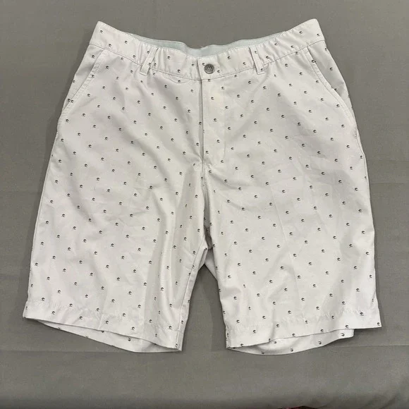 Adidas Golf Shorts Gray Performance Stretch Flat Front Performance Men Size 32