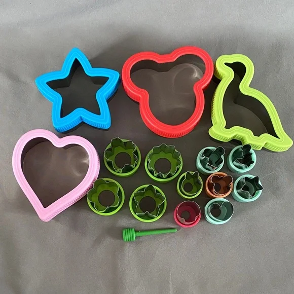 Colorful Cookie Cutter Set for Kids 15