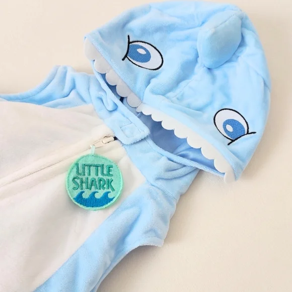 NEW! Baby Shark Unisex Baby Halloween Costume 18M Girl Boy One Piece Outfit