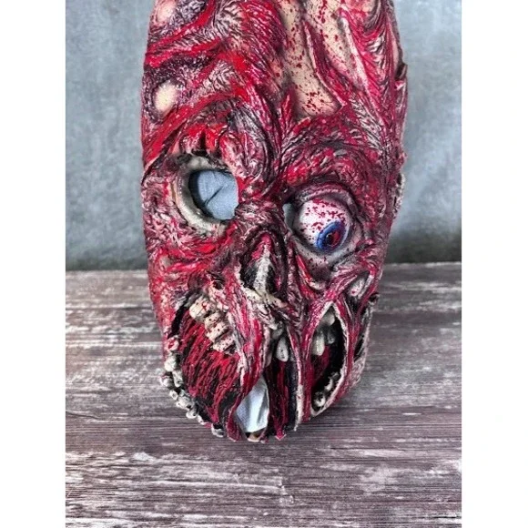 Vintage 2000 Mask Illusion Halloween‎ Undead Latex Mask Excellent Condition