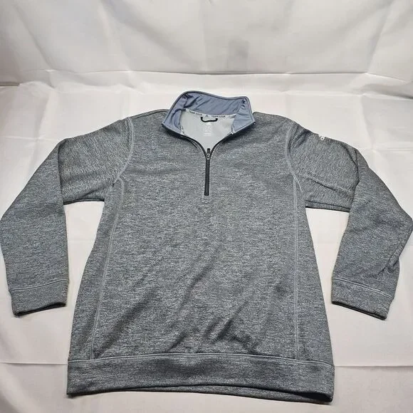Adidas Men Team Issue‎ Large 1/4 Zip Pull Over